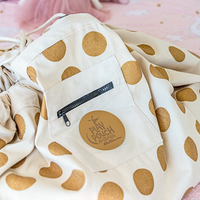 Glitter Gold Dots Printed Play Pouch